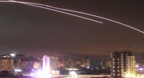 Опубликовано видео с отражением сирийскими силами ПВО удара по Дамаску